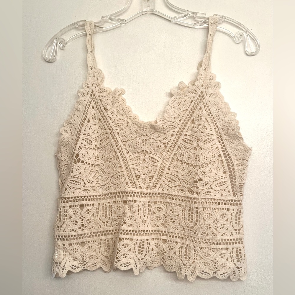 Cropped Crochet Top